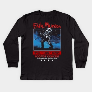 Eddie Munson's Rooftop Concert Kids Long Sleeve T-Shirt